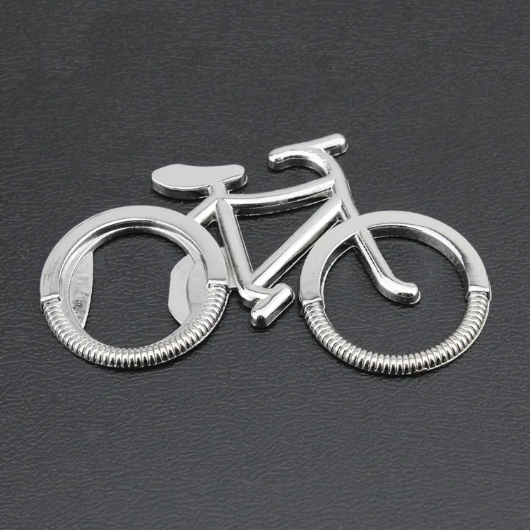 

Electroplating Bright Metal Bicycle Bottle Opener Tourist Souvenir Personalized Creative Portable Party Cap Opening Tool