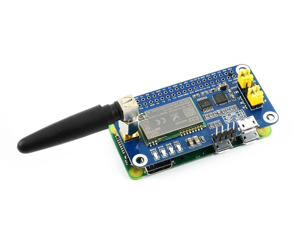 SX1262 LoRa HAT для Raspberry Pi широкополосная модуляция спектра частотный диапазон 868 МГц |