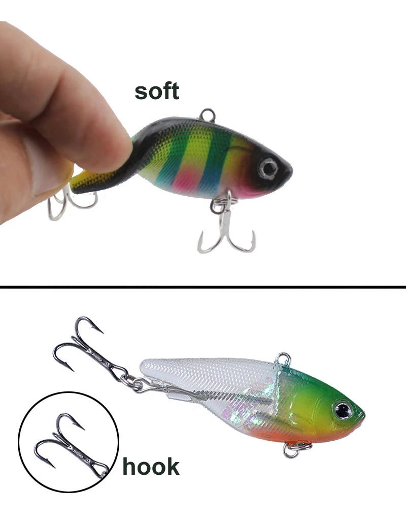 1 шт. 4 5 см/13 г мягкие воблеры свинцовая джиг-голова ВИБ искусственная приманка |