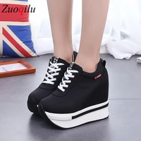platform shoes women canvas wedges shoes height increasing platform heels shoes sneakers women casual shoes chaussure femme