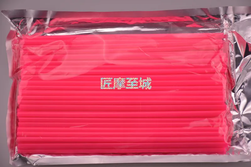 72 шт. мотоциклетные обода колеса велосипеда спицы шкуры Чехлы обёрточная бумага Декор труб протектор комплект защита мотоцикла автомобиля Стайлинг 8 цветов - Цвет: pink color