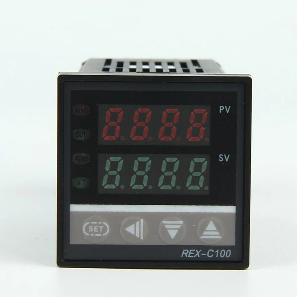 REX-C100 профессиональный двойной цифровой дисплей PID регулятор температуры SSR |