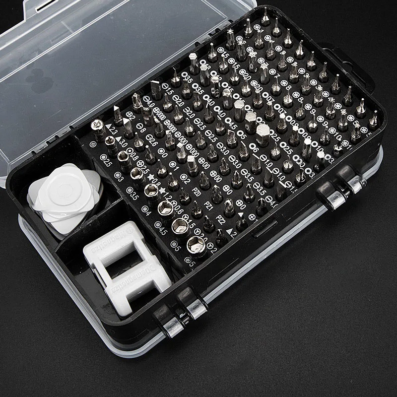 

115 in 1 Electronic Screwdriver Set Mini Precision Repair Tool Kit Magnetic Electronic Repair Set Case Phone Computer