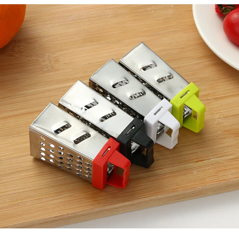 3pcs Kitchen Supplies Mini Stainless Steel Four-sided Grater Shredder Potato Radish Cutter Minced Ginger Garlic Gadgets |