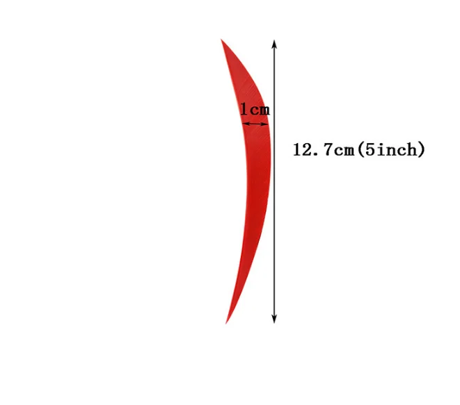

50pcs Archery Arrow Feathers 5inch Turkey Fletch Right Wing DIY Outdoor Sports Hunting Bow Training Shooting Target Accessories