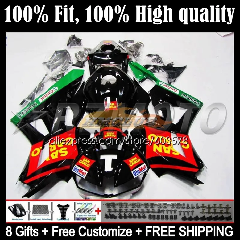 

Injection For HONDA CBR 600RR 600 RR CBR600 RR F5 13 14 15 16 17 88CL.87 CBR600RR 2013 2014 2015 2016 2017 Fairing orange green