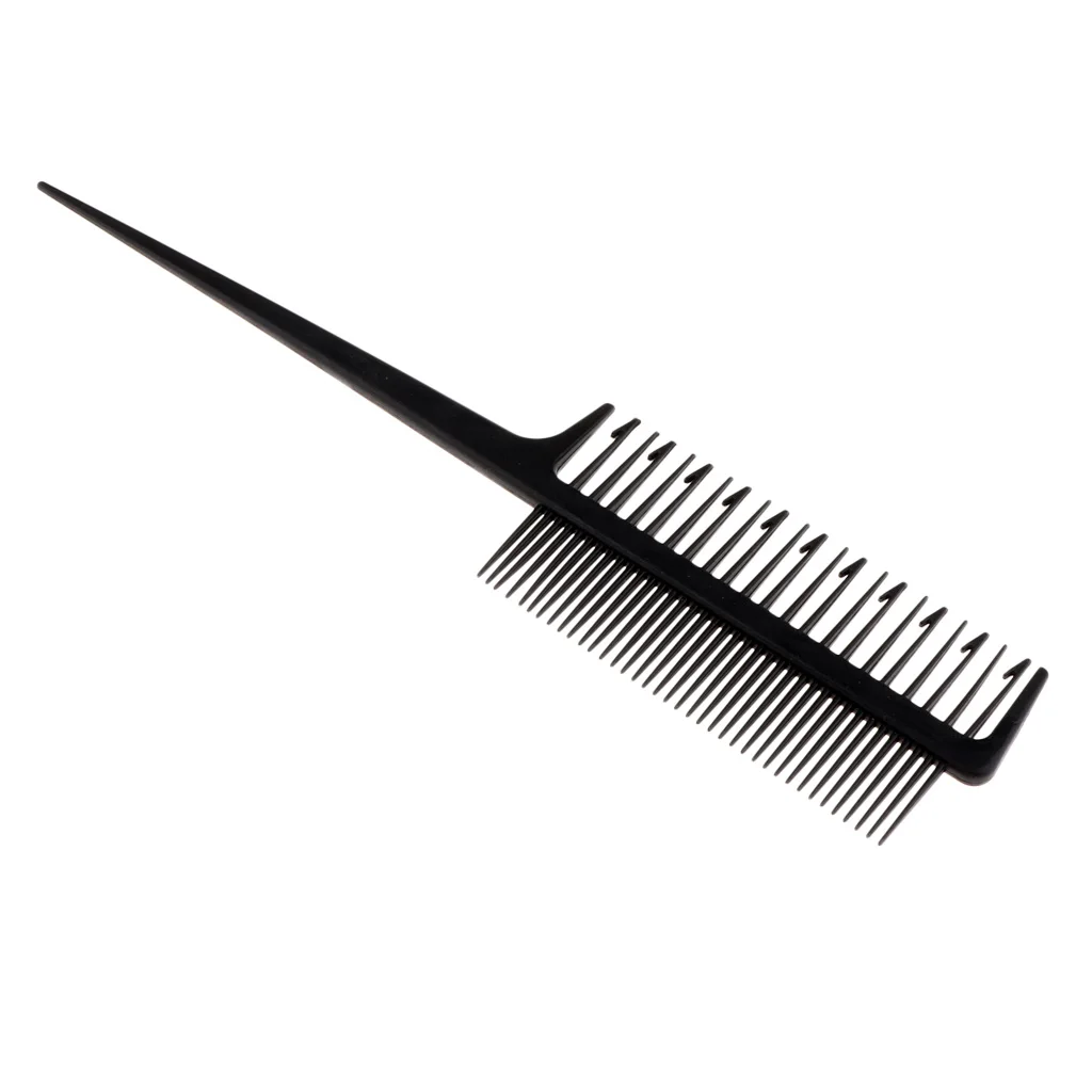 

Antistatic Plastic Weaving Tint Comb for Dyeing Highlighting Balayage Black