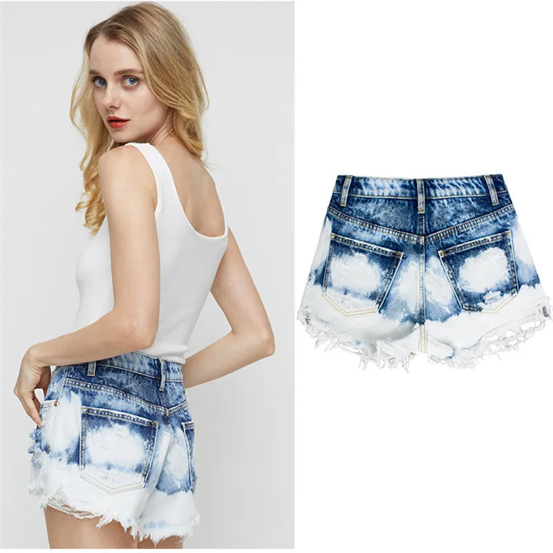 

Plus Size 2020 Jeans Women Sexy Pants for Women Clubwear High Waisted Jeans Denim Short Jeans