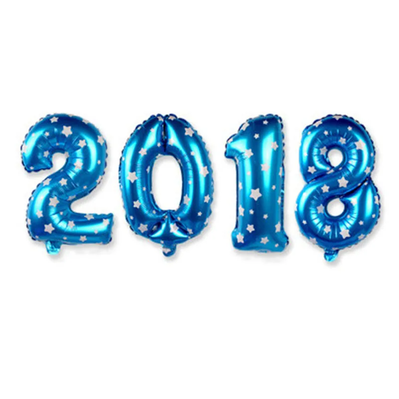 Модные фольга шары цифры воздушные ребенка день рождения вечерние шарики для