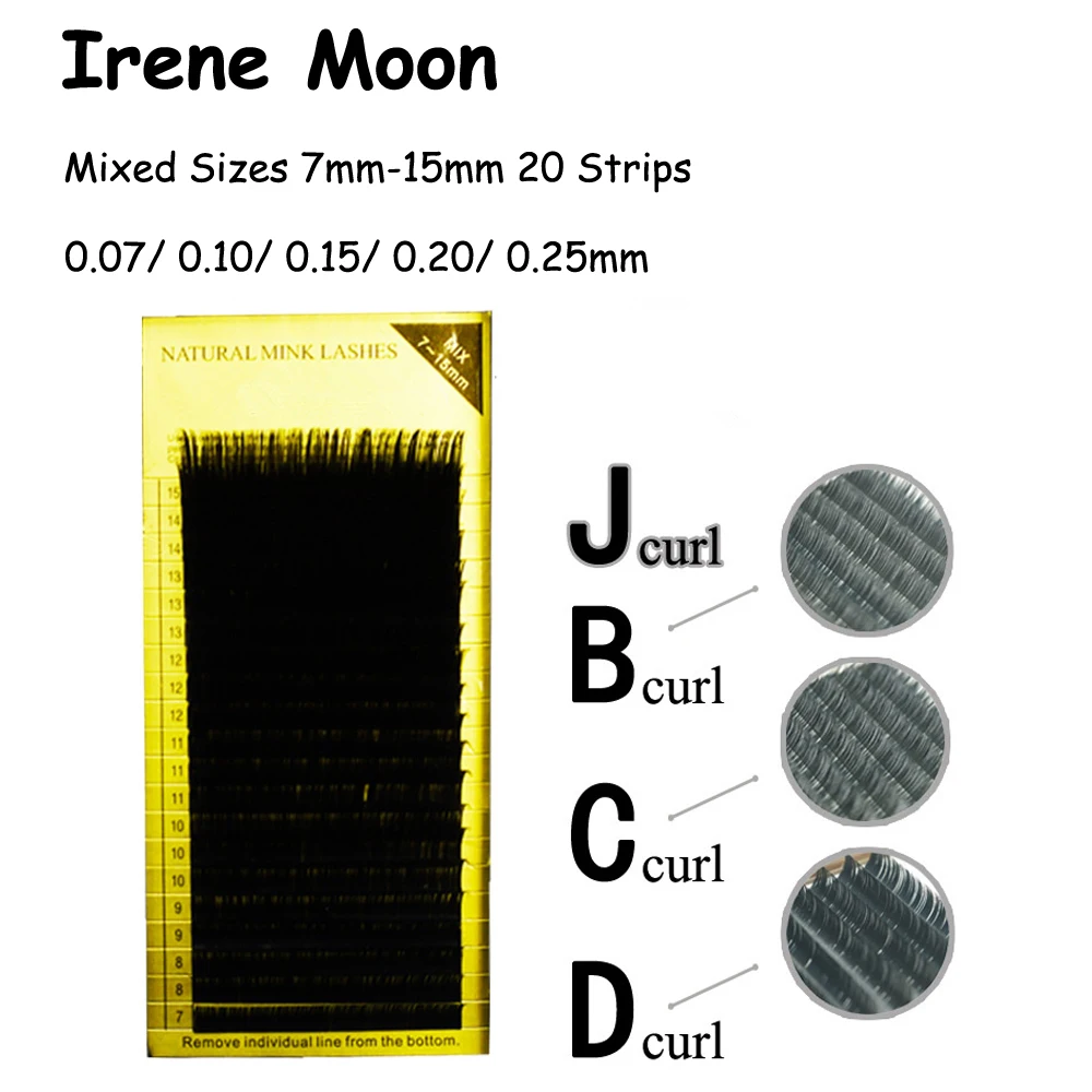Все размеры 20rows/случай 7 ~ 15 мм смешивания в один лоток высокого качества