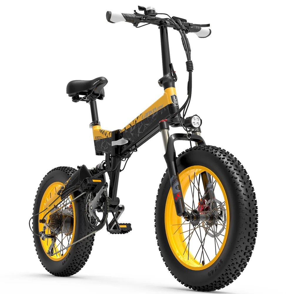 Mountain Bike, 4.0 Fat Tire Snow Bike, 1000w Motor 48v Lithium Battery Pedal Assist Bicycle