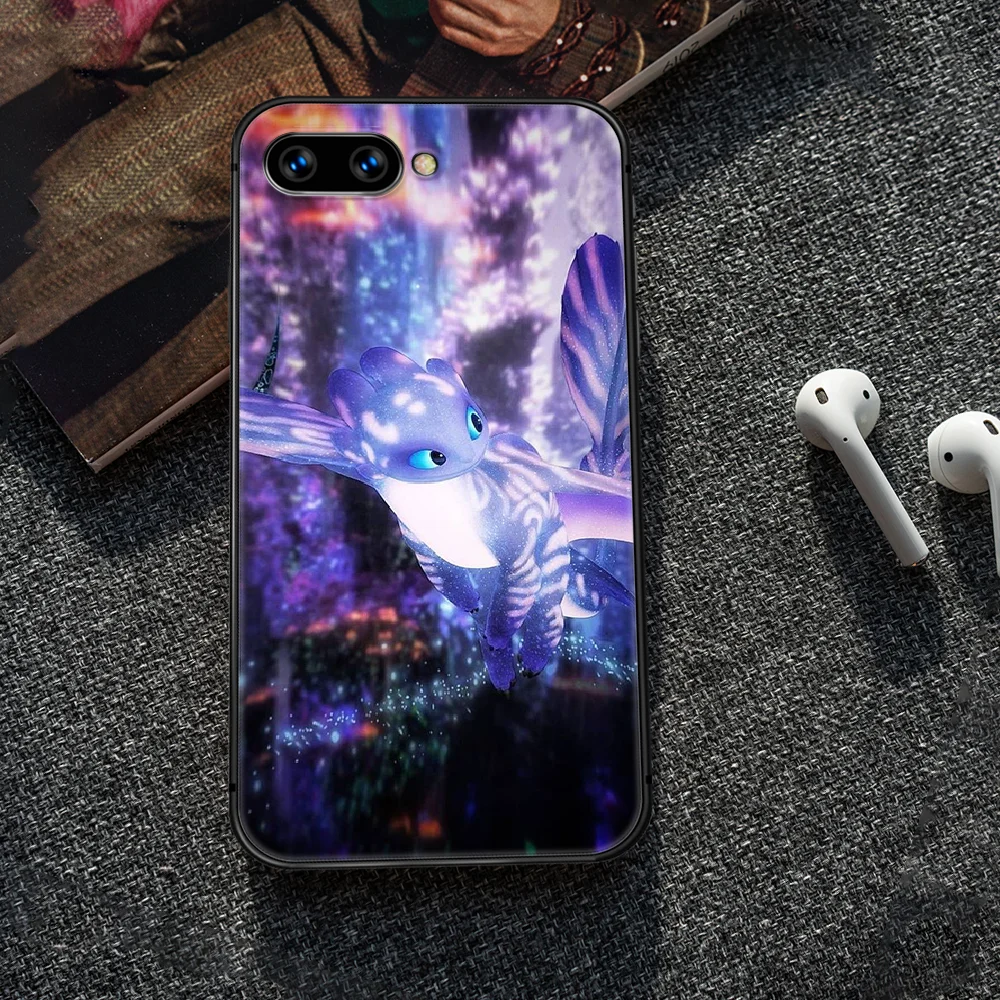 

How to Train Your Dragon Phone Case Cover Hull For HUAWEI honor 8 8c 8a 8x 9 9a 9x V10 MATE 10 20 I lite pro black Hoesjes Tpu