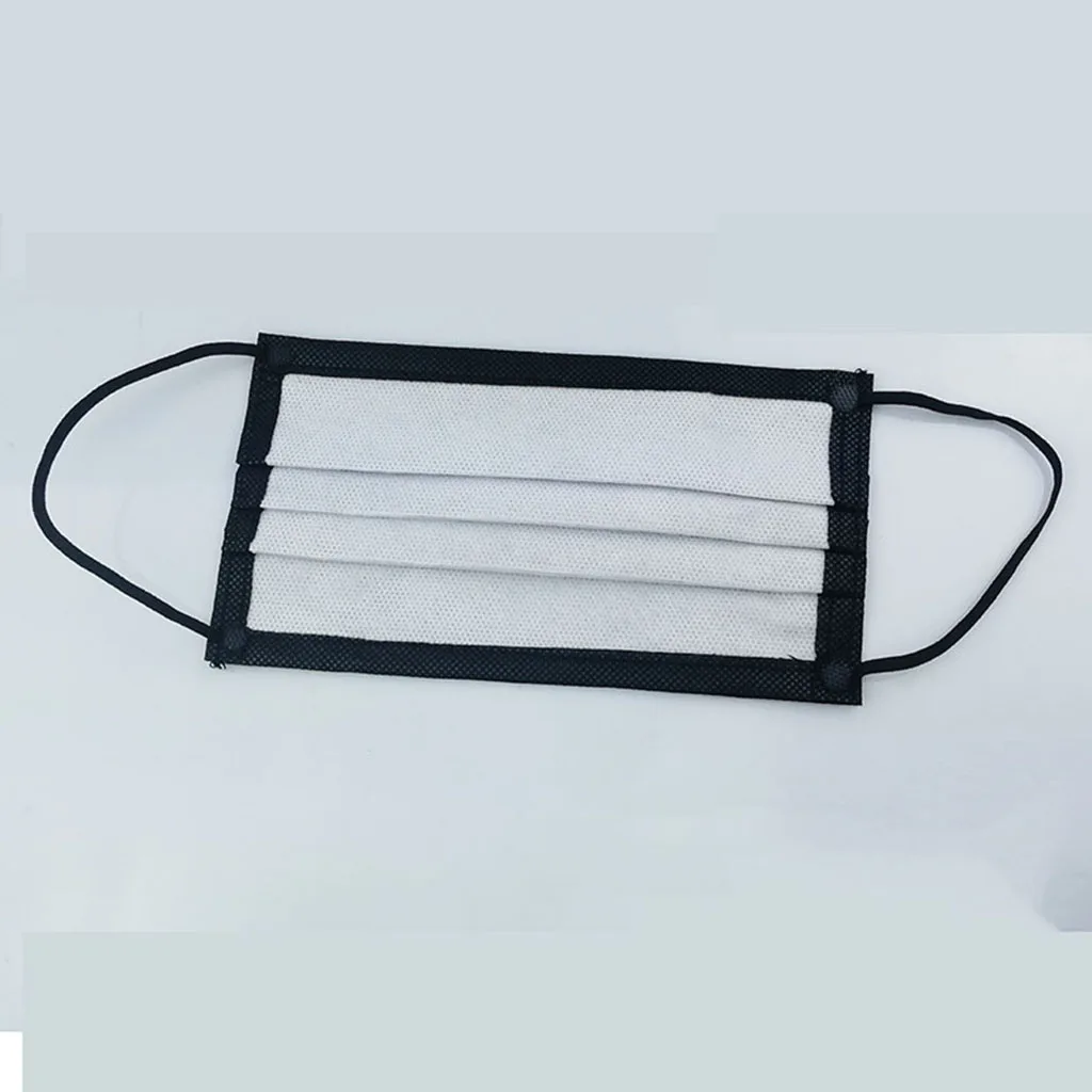 

50x Washable Reusable Mouth Face Mask Cover Anti-Dust Haze Prodution Black