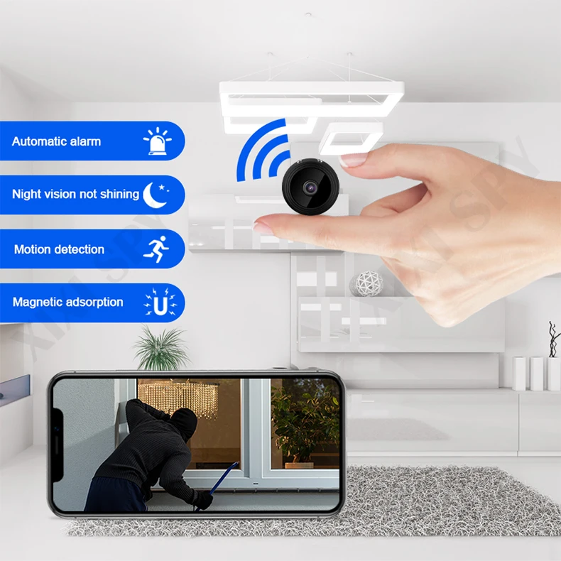 XIXI шпионская Мини wifi камера IP hd секретная камера микро маленькая 1080p Беспроводная видекам для дома и улицы