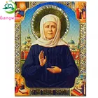 Алмазная фотография, Матрона мертвая Москвы, полноразмернаякруглая 5d мозаика с вышивкой из страз, фотография