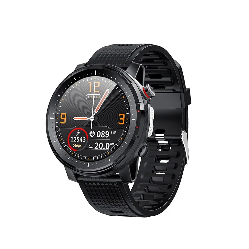 

L15 Smart Watch Men 1.3inch Full-fit Round Retina Display Music Control Camera Flashlight PK L5 L9 Smartwatch IP68 Waterproof