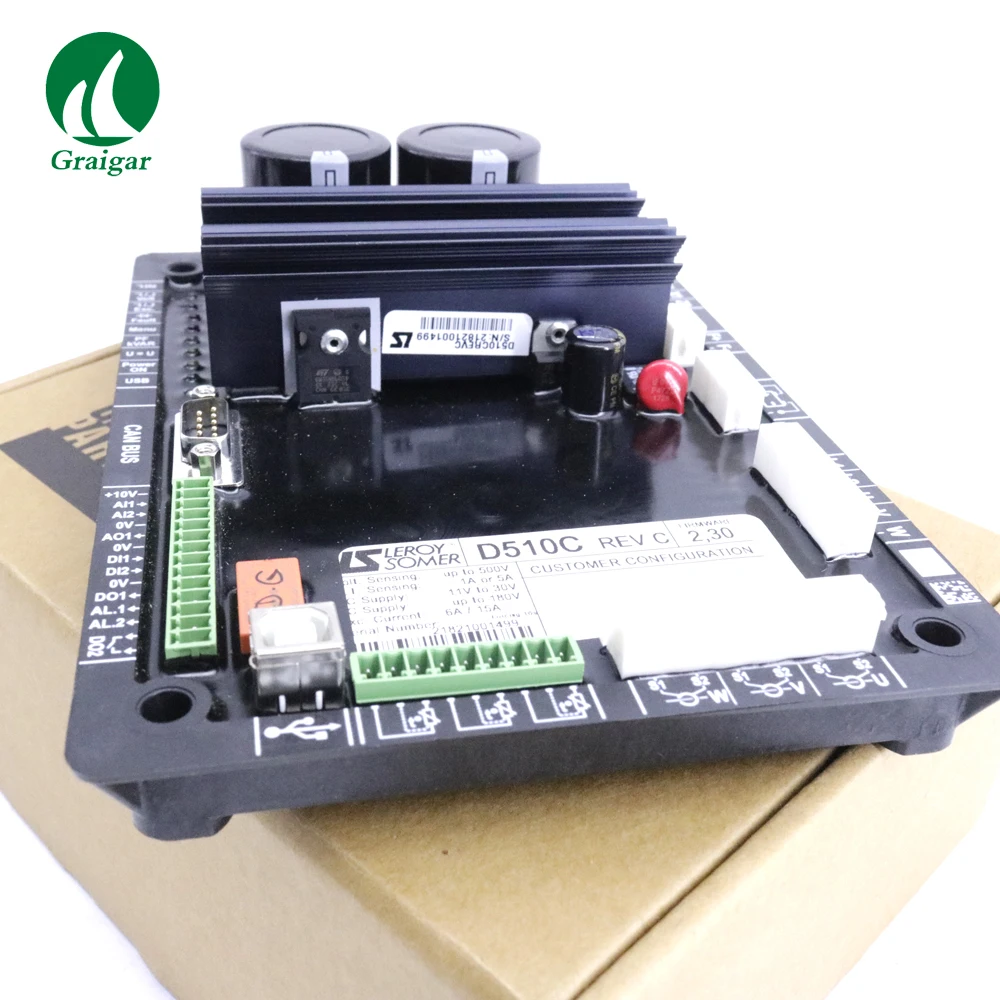 

Free Shipping Leroy Somer D510C Automatic Voltage Regulator with Software Made in France