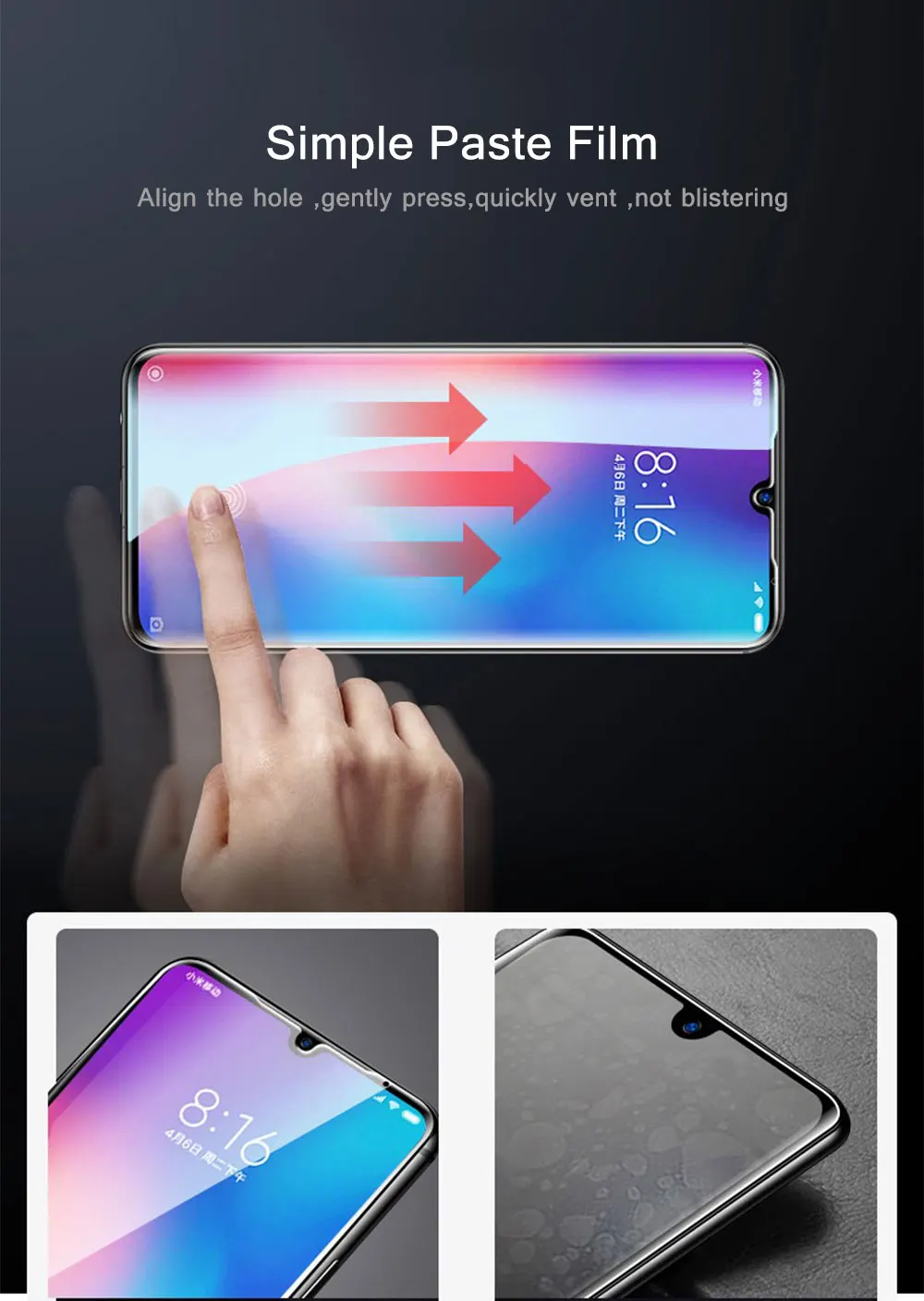 Raugee закаленное стекло для xiaomi mi 9 Lite защита экрана полное покрытие экрана телефона стекло для xiaomi mi 9 Lite mi 9 Pro 5G 8 Lite