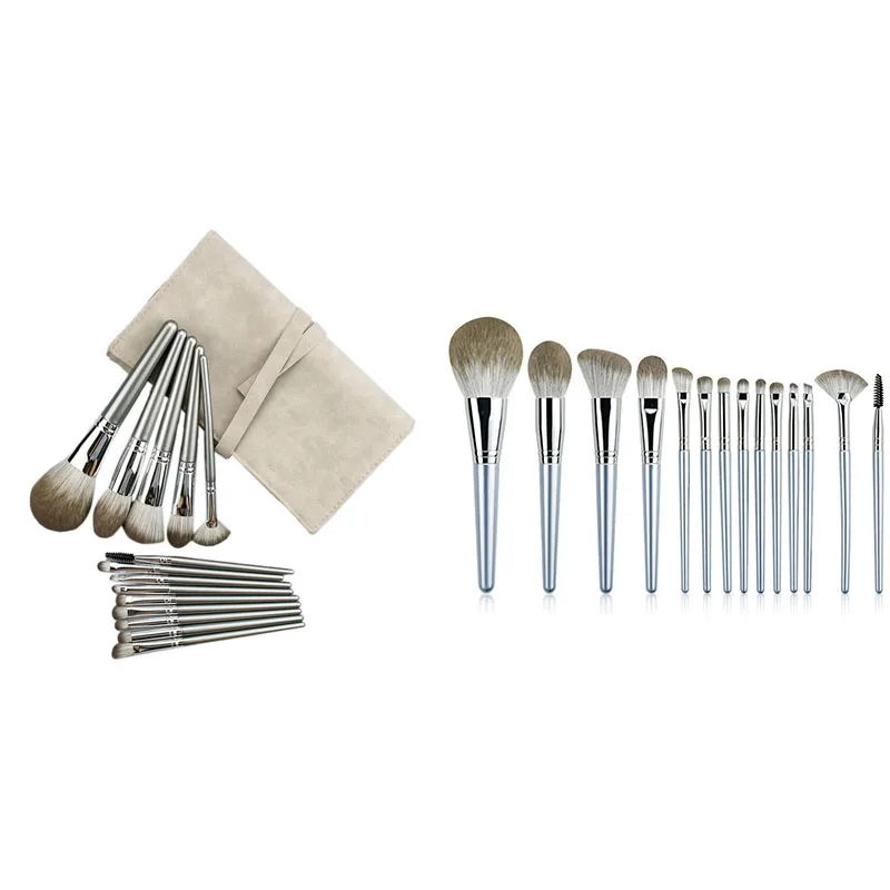 

14Pcs Eye Makeup Brushes Set Eye Shadow Eyebrow Sculpting Brushes Facial Makeup Cosmetic Brush Tools