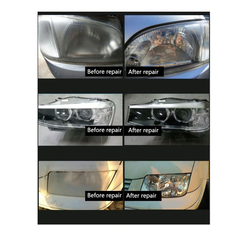 

Car headlight Polish Glass Coating Refurbishment Scratch Repair hydrophobic Coating Fix