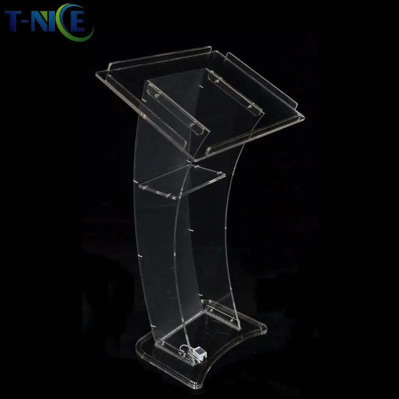 Коммерческая школьная мебель светодиодная трибуна пластиковая церковная