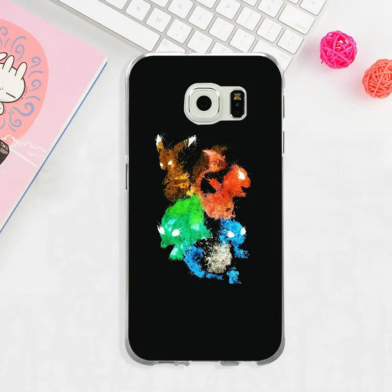 image 12 Для samsung Galaxy Note 3 4 5 8 S3 S4 S5 мини S6 S7 S8 S9 Edge Plus On5 On7 Мягкий ТПУ чехол для телефона милый прекрасный Покемон Пикачу - Цвет: image 12
