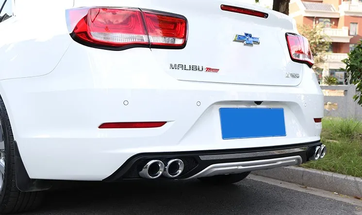 Для Malibu Задний Спойлер ABS задний бампер диффузор защитные бамперы для после хром