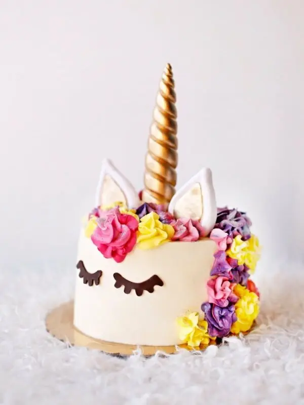 Единорог Рог День рождения кекс топперы Свадебные Детские вечерние украшения