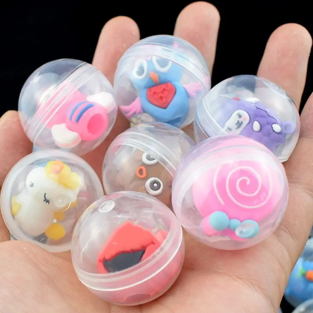 

10PCS Baby Transparent Ball Capsule Toys Kids Birthday Party Favor Shower Guest Gift Souvenir Giveaway Pinata Fillers Blind Box