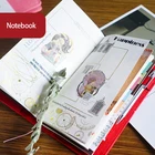 А56 корейский милый блокнот планировщик канцелярские принадлежности японский дневник Сакура записная книжка планировщик