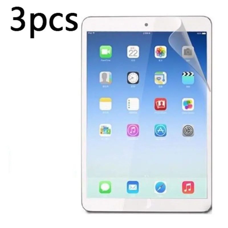 

New 3pcs/lot HD Clear Tablet Screen Protectors Delicate HD Clear Screen Protector For iPad Air 2 iPad 6 ipad air