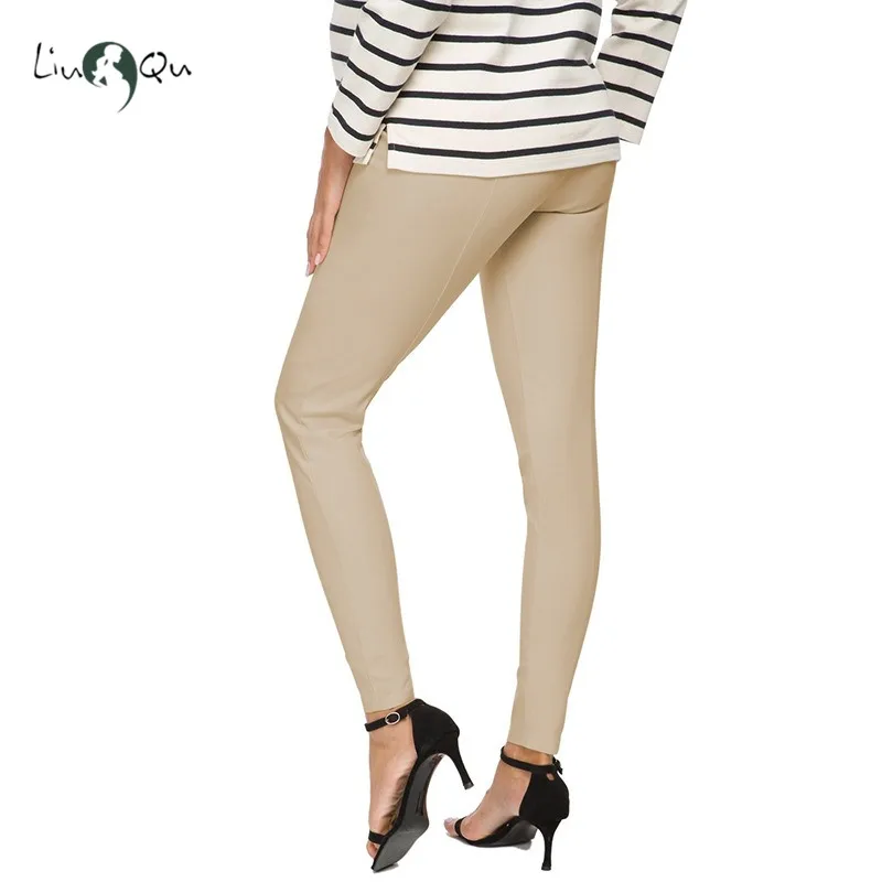 Женские удобные хлопковые леггинсы до щиколотки для беременных современные