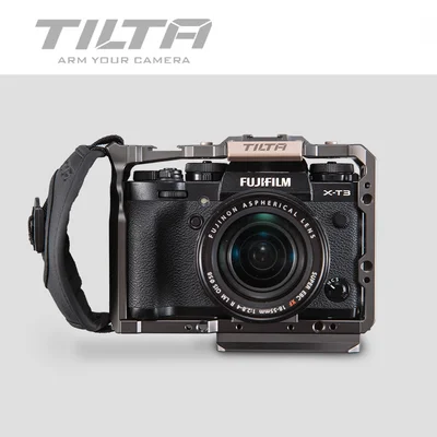 Клетка TILTA для цифровой зеркальной камеры Fujifilm XT3 X T3 и рукоятка фотоаппарата fujifilm