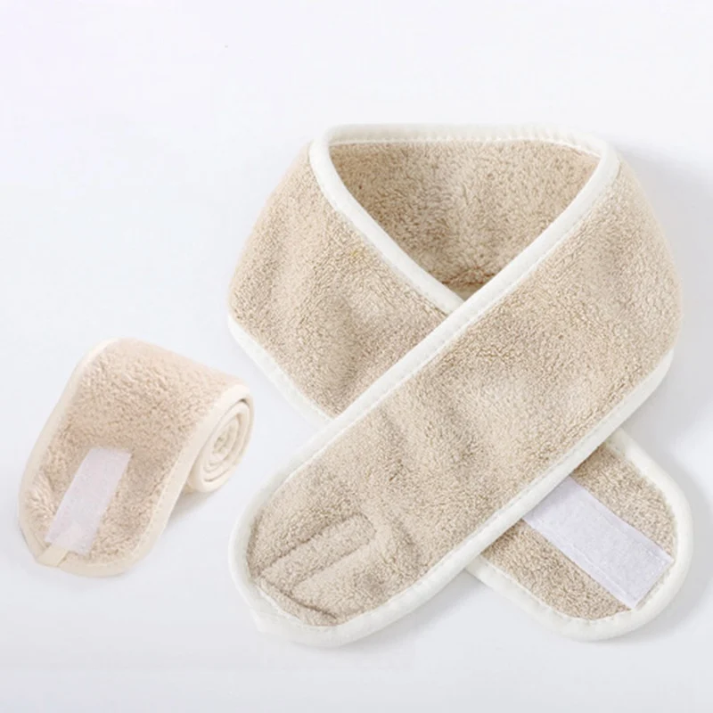 

Модные эластичные повязки для волос для мытья лица и ванны, тюрбан для головы, женское косметическое тканевое полотенце, тиара для макияжа, ...