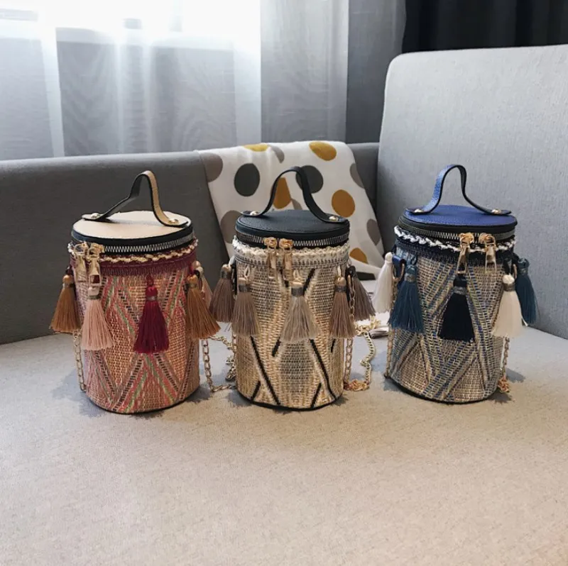 Женские сумки с кисточками для девочек Новинка лета-осени 2019 сумка-мессенджер в