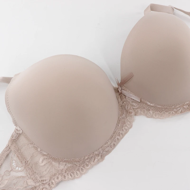 Xiushiren женский сексуальный бюстгальтер без косточек пуш ап тонкая чашка для