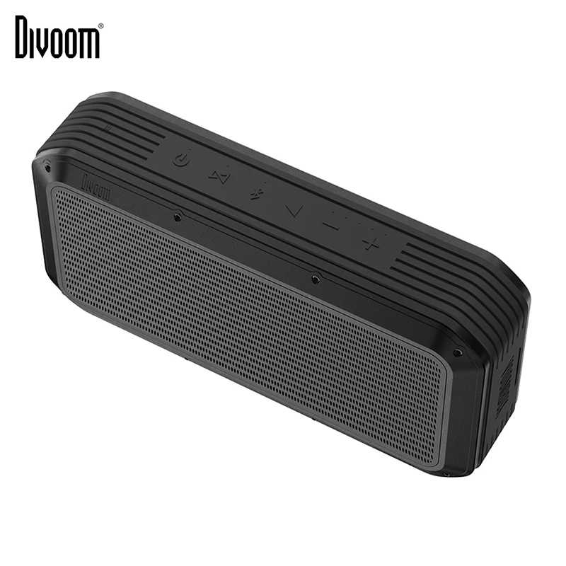 Divoom Voombox Pro Портативный Bluetooth Беспроводной динамик 40 Вт супер бас с 10000 мА/ч, для 18 часов проигрывания IPX5 водостойкий