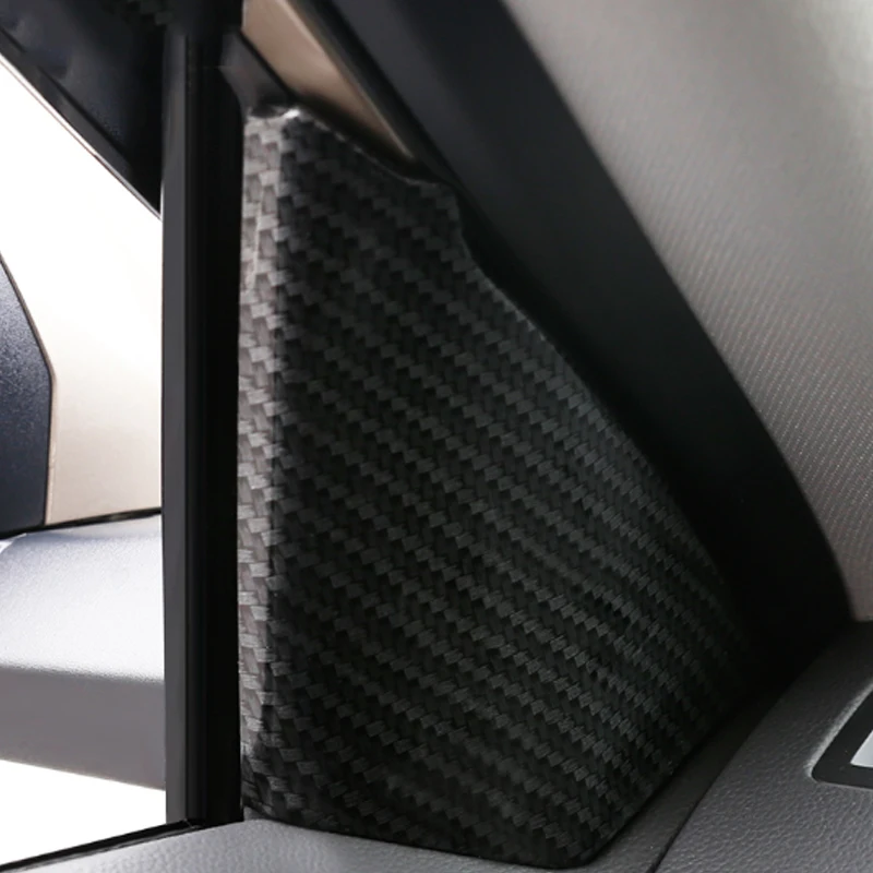 Модификации передней двери стойки углеродное волокно треугольник декоративные