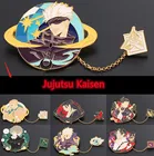 Металлическая цепочка-значок в стиле аниме ююютсу кайсен, брошь на пуговицы годзё Сатору, модная подвеска на медаль, сувенирная игрушка, подарок для косплея