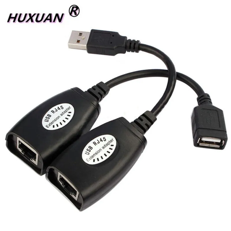 Ethernet удлинитель со штекером USB 2 0 на гнездо Cat6 Cat5 RJ45 LAN Сетевой Ретранслятор