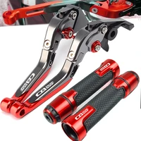 motorcycle cnc adjustable brake clutch lever handle grips handlebars accessories for honda cb650f cb 650 f 2014 2015 2016 2017