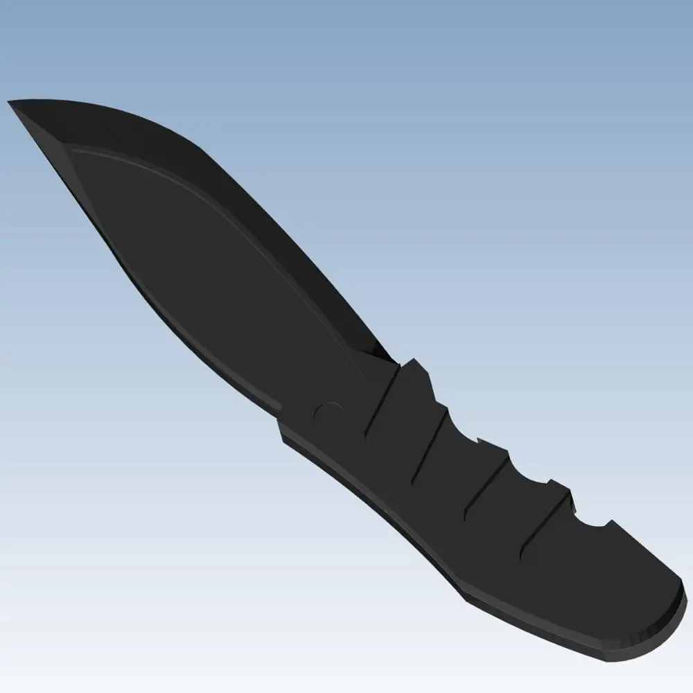 

Survival hunting knife Custom order highqualityhighprecision digital models 3D printing service Classic objects ST2220