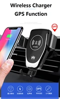 qi wireless charger for iphonexr xsmas x 11 8 7 6 plus gravity holder fast wireless charger for samsung s10 s9 s8 plus note9 8 5