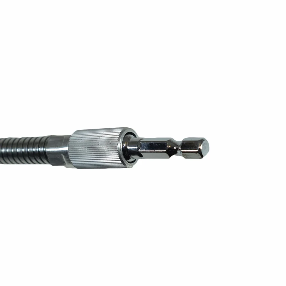 

Impact Bit Holder Long Flexible Shaft 1/4\\\\\\\\\\\\\\\" Hex Extension Silver Driver