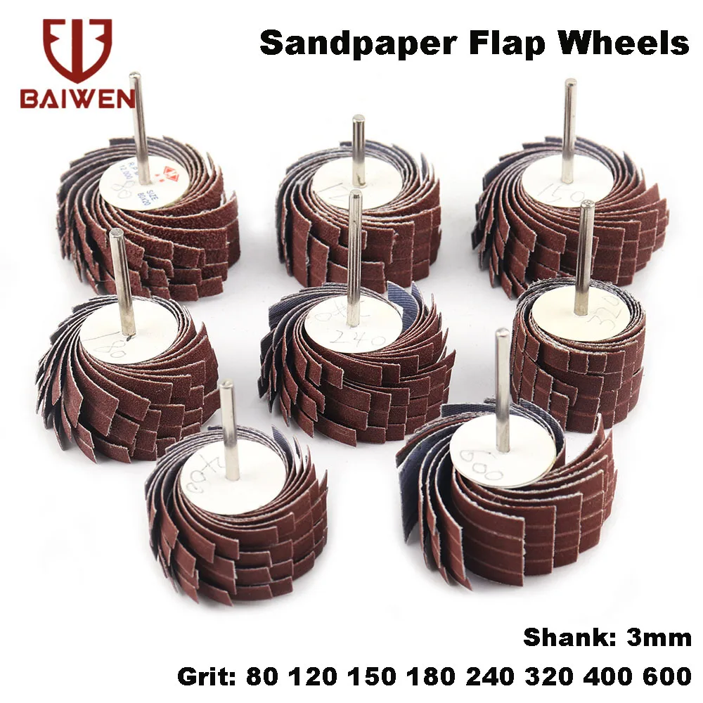 Наждачная бумага 5 шт./лот шлифовальные диски вращающийся затвор полировальная