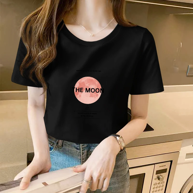 

Blue 2020 Summer Fashion T Shirt Women Woman Tshirt