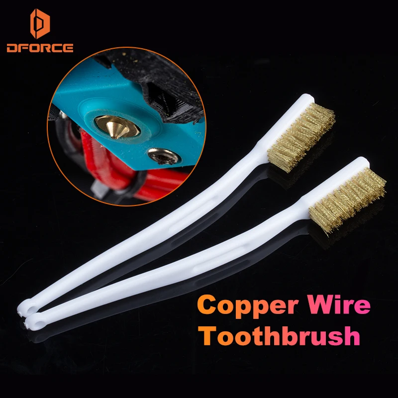 Зубная щетка Dforce с медной проволокой медная ручка для щеток насадка 3D печати