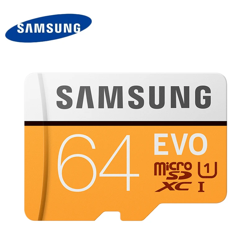 Карта памяти MicroSD SAMSUNG EVO Micro SD карта 128 г U3 4K со сверхвысоким разрешением Ultra HD Class10