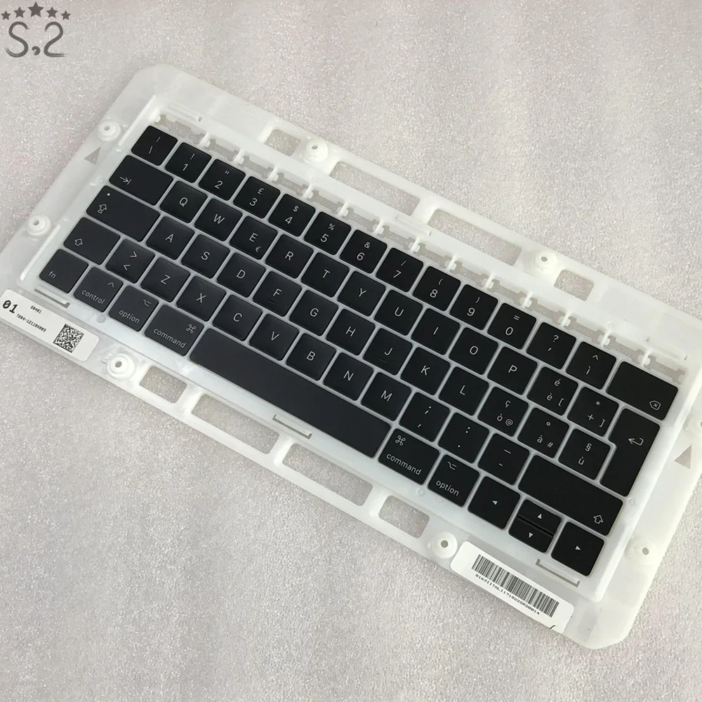 A1706 A1707 Keycap для Macbook Pro retina 1" 15" Key cap Немецкий/Испанский/Турецкий/французский/японский/Великобритания/США/Корейский/Итальянский ключи