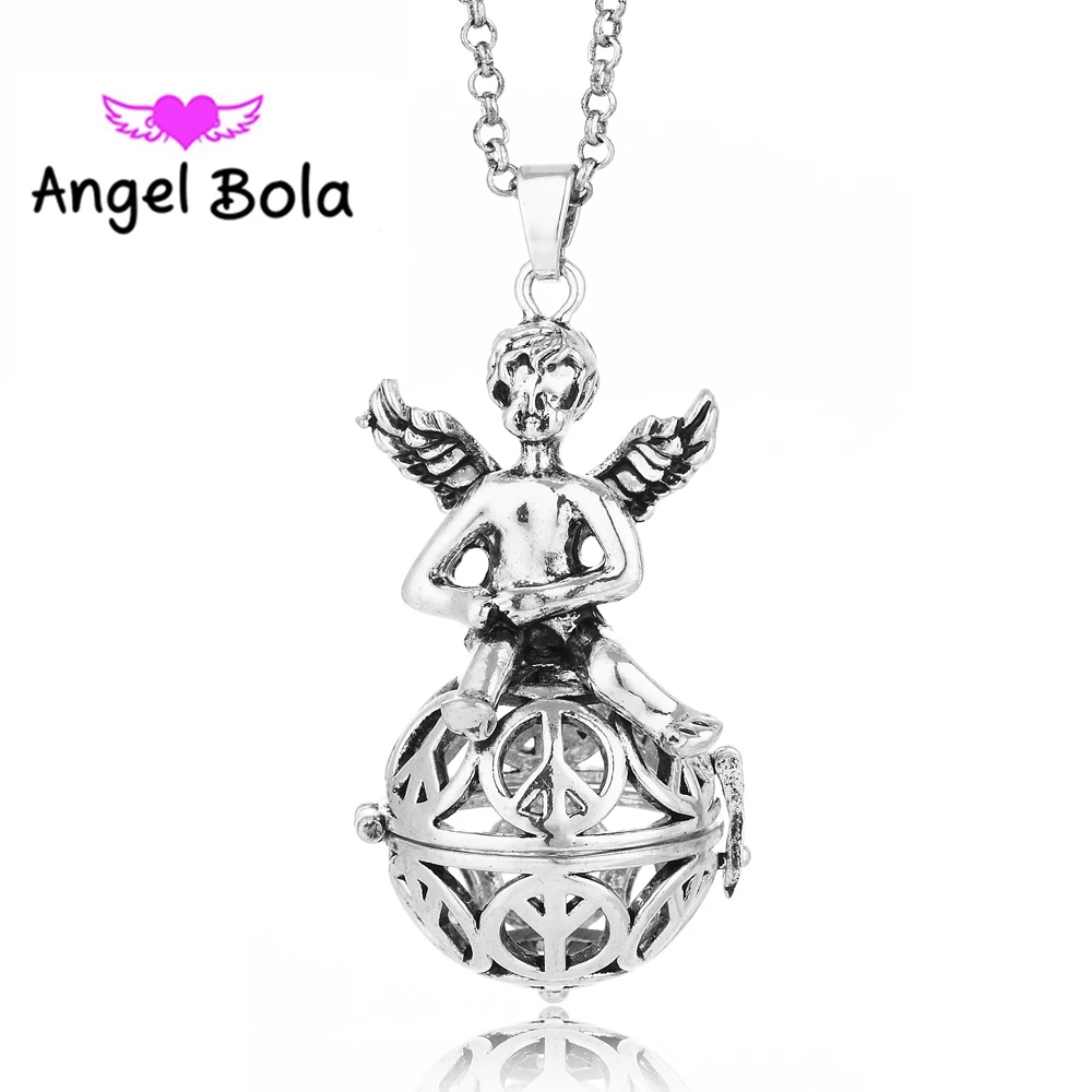 Металлический кулон в виде клетки с эфирным маслом Ангел бола 20 5 мм L013 | Украшения